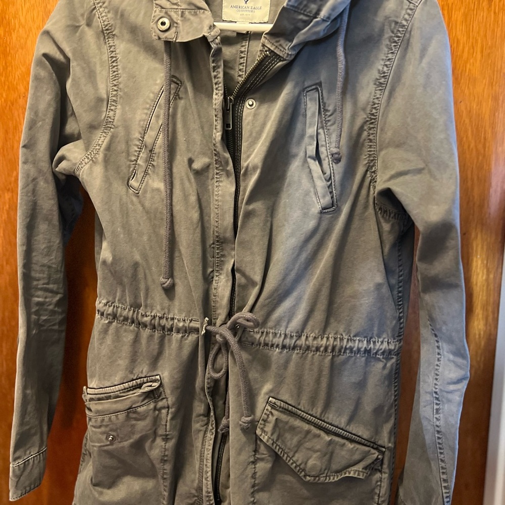 American Eagle Outfitters Gray Jacket